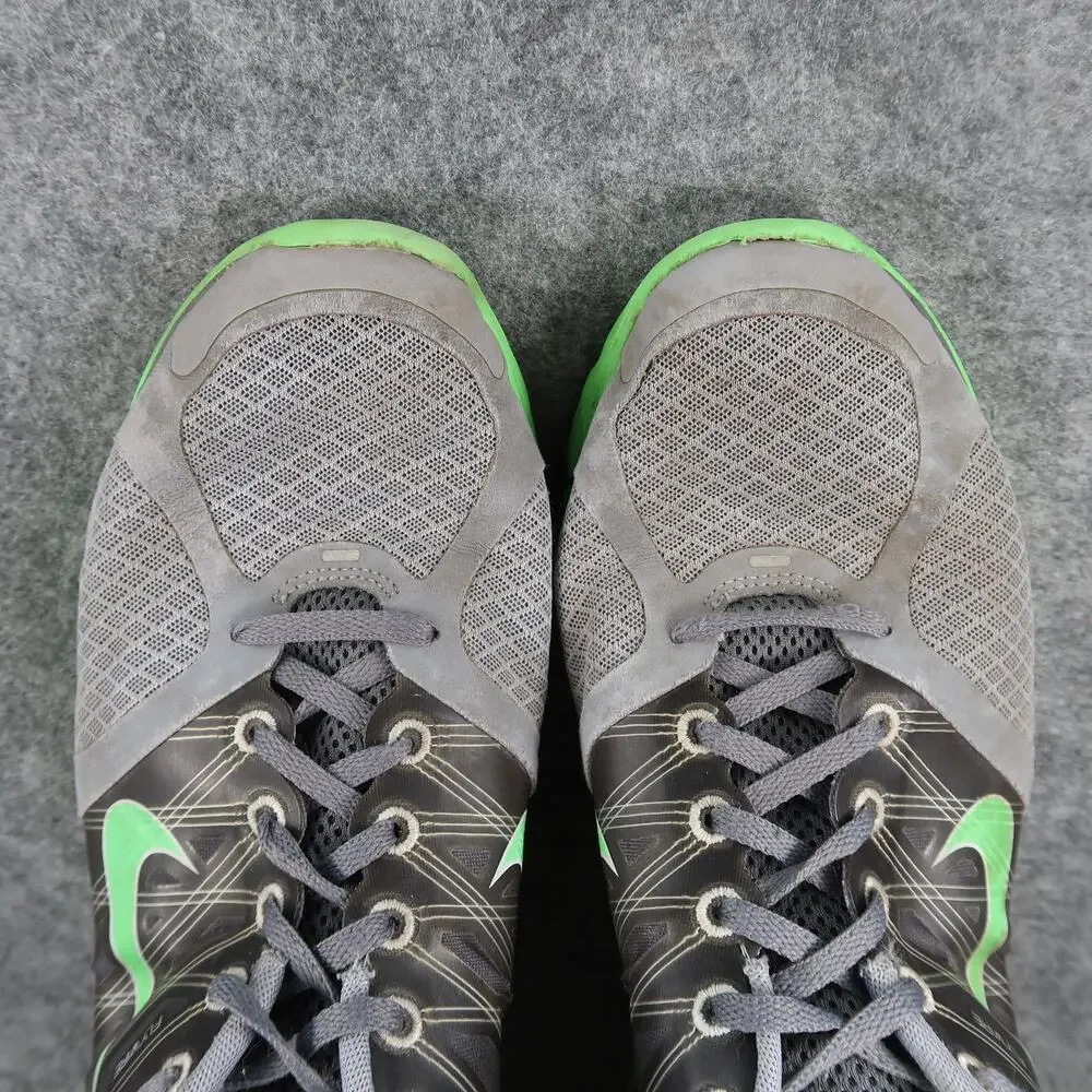 Nike Shoes Mens 10.5 Athletic Trainer Lunarglide 2 Running Sneakers Gray Green